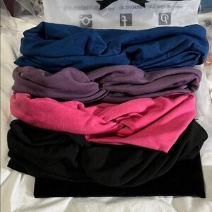 Elegant Women's Headband Collection - Blue, Purple, Pink, Black